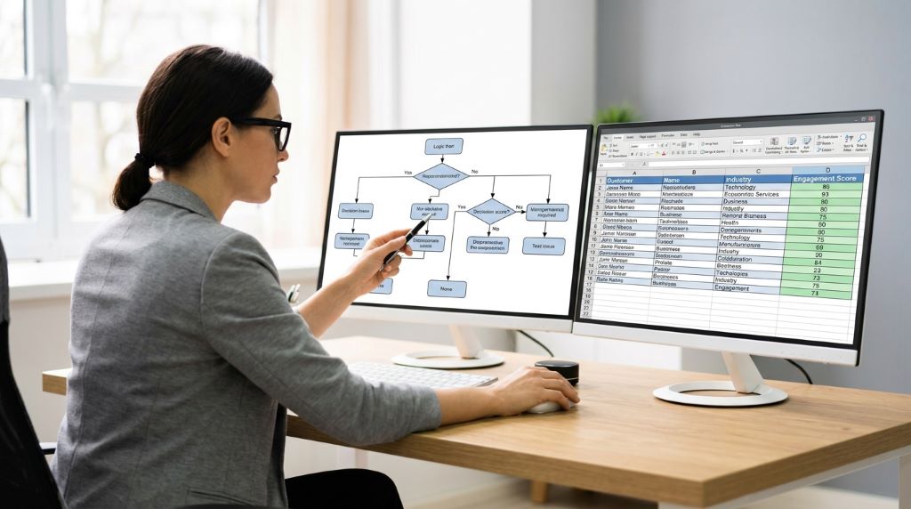 AI-powered email writing assistant generating personalized email on screen