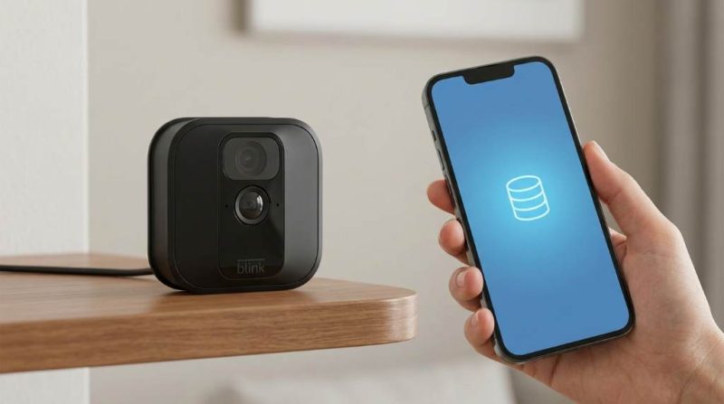 Step-by-step guide on how to access Blink cloud storage on a smartphone
